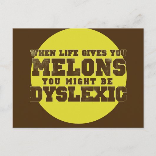 失読症 ポストカード (正面)