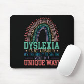 失読症Not A Disability Dyslexia認識度D マウスパッド (マウス)