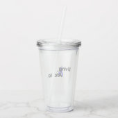 失調症と暮らす アクリルタンブラー (裏面)