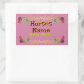 失速標識 長方形シール (バッグ)