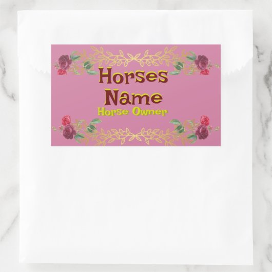 失速標識 長方形シール (バッグ)