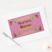 失速標識 長方形シール (封筒)