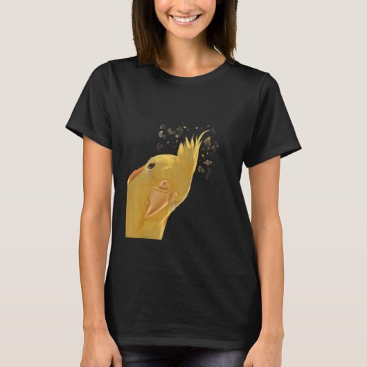 奇妙おもしろいなオウム Tシャツ (正面)