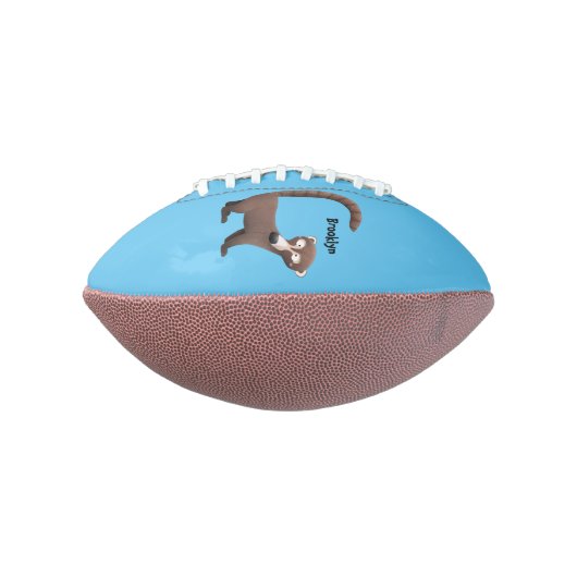 奇妙おもしろいなコアティムンディ漫画イラストレーション アメリカンフットボール (回転90)