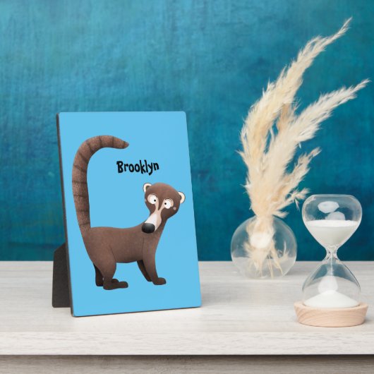 奇妙おもしろいなコアティムンディ漫画イラストレーション フォトプラーク (側面)