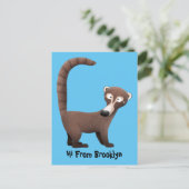 奇妙おもしろいなコアティムンディ漫画イラストレーション ポストカード (スタンド正面)