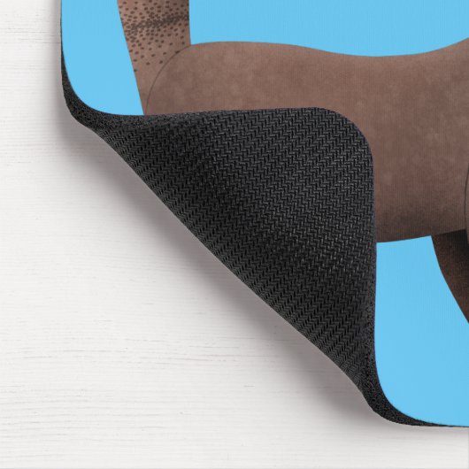 奇妙おもしろいなコアティムンディ漫画イラストレーション マウスパッド (コーナー)