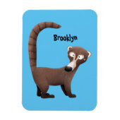 奇妙おもしろいなコアティムンディ漫画イラストレーション マグネット (縦)