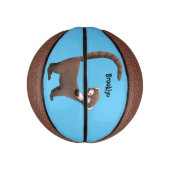 奇妙おもしろいなコアティムンディ漫画イラストレーション ミニバスケットボール (縦)