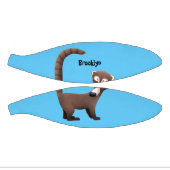 奇妙おもしろいなコアティムンディ漫画イラストレーション ミニバスケットボール (パネル)