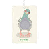 奇妙おもしろいなハト漫画イラストレーション カーエアーフレッシュナー (裏面)