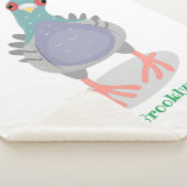 奇妙おもしろいなハト漫画イラストレーション シェルパブランケット (3/4)