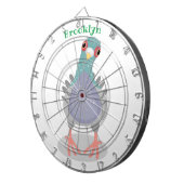 奇妙おもしろいなハト漫画イラストレーション ダーツボード (正面右)