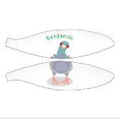 奇妙おもしろいなハト漫画イラストレーション ミニバスケットボール (パネル)