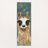 奇妙おもしろいなラマを持つアルパカヨガマット ヨガマット (正面)