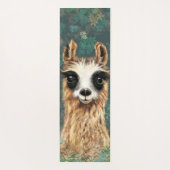 奇妙おもしろいなラマを持つアルパカヨガマット ヨガマット (裏面)