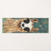 奇妙おもしろいなラマを持つアルパカヨガマット ヨガマット (正面(横))