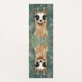 奇妙おもしろいなラマを持つヨガマット ヨガマット (正面)