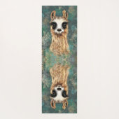 奇妙おもしろいなラマを持つヨガマット ヨガマット (裏面)