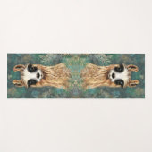 奇妙おもしろいなラマを持つヨガマット ヨガマット (正面(横))