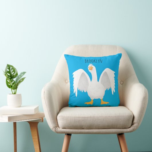 奇妙おもしろいな家庭向けグース漫画イラストレーション クッション (椅子)