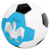 奇妙おもしろいな家庭向けグース漫画イラストレーション サッカーボール (3/4)