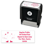 奇妙おもしろいな家庭向けグース漫画イラストレーション セルフインキングスタンプ (インサイチュ)