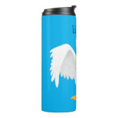 奇妙おもしろいな家庭向けグース漫画イラストレーション タンブラー (回転左)