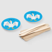 奇妙おもしろいな家庭向けグース漫画イラストレーション ハンドファン (組立なし)