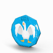 奇妙おもしろいな家庭向けグース漫画イラストレーション フォトブロック (右)