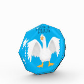 奇妙おもしろいな家庭向けグース漫画イラストレーション フォトブロック (左)