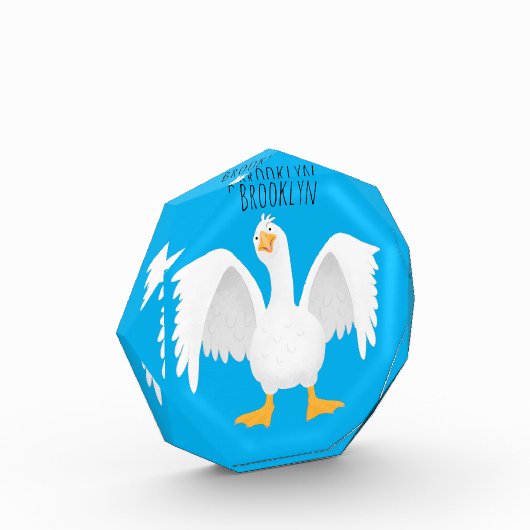 奇妙おもしろいな家庭向けグース漫画イラストレーション フォトブロック (左)