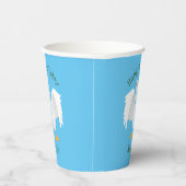 奇妙おもしろいな家庭向けグース漫画イラストレーション 紙コップ (右)