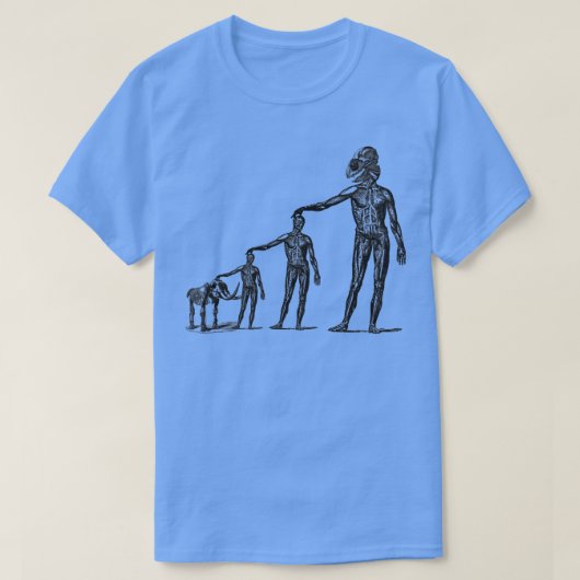 奇妙で生物学風変わり的な進化ネアンデルタール人の腫 Tシャツ (デザイン正面)