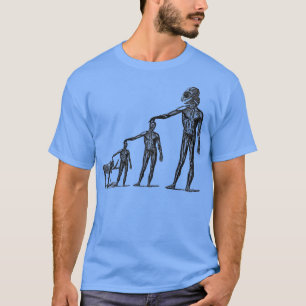 奇妙で生物学風変わり的な進化ネアンデルタール人の腫 Tシャツ