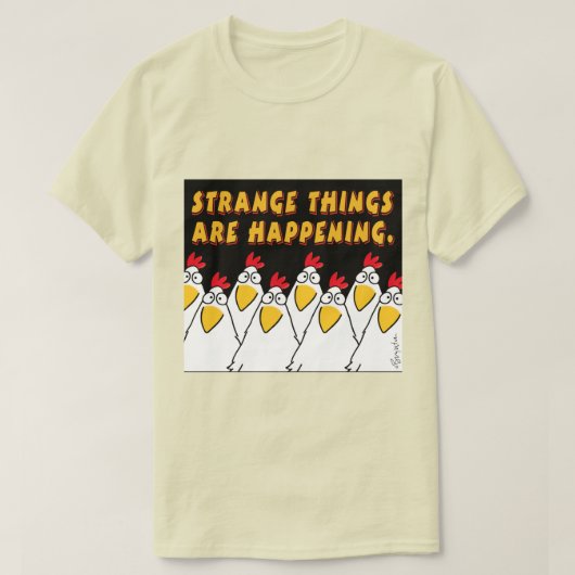 奇妙なことが起こっているサンドラBOYNTON トライブレンドTシャツ (デザイン正面)