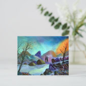 奇妙なため息 – ラ風変わりイト ポストカード (スタンド正面)