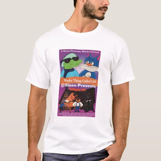 奇妙なものと呼ばれる人生 - メンズTシャツ Tシャツ (正面)