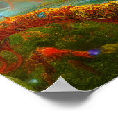 奇妙なエイリアン装飾レイクルーシドドリーム ポスター (角)