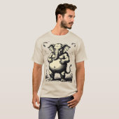 奇妙なオカルトの腹部の守護者 Tシャツ (正面フル)