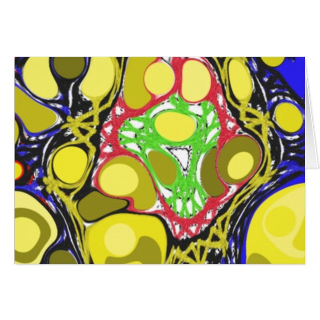 奇妙なカラフルパターン (正面横)