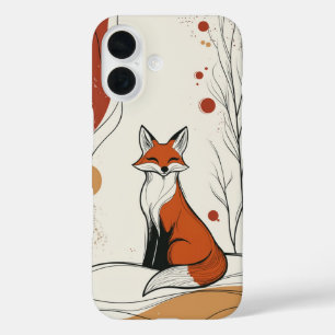奇妙なキツネ iPhone 16ケース