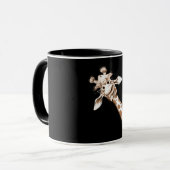 奇妙なキリンおもしろい動物園の動物の衣装贈呈 マグカップ (正面左)