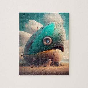 奇妙なクジラ ジグソーパズル