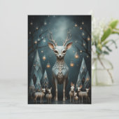 奇妙なクリスマスカード – 印刷可能なクリスマスカード シーズンカード (スタンド正面)