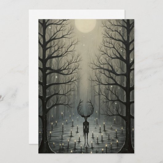 奇妙なクリスマスカード – 珍しいクリスマスカード シーズンカード (正面/裏面)