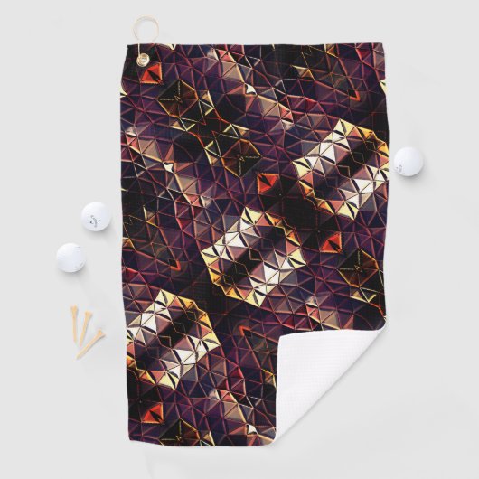 奇妙なシェイプを生成する三角形のミラーリング ゴルフタオル (インサイチュ)