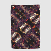 奇妙なシェイプを生成する三角形のミラーリング ゴルフタオル (正面)