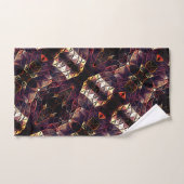 奇妙なシェイプを生成する三角形のミラーリング バスタオルセット (ハンドタオル)