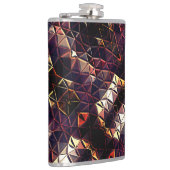 奇妙なシェイプを生成する三角形のミラーリング フラスク (右)